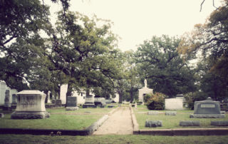 view of Oakwood Cemetery
