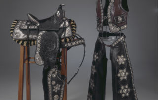 Sid Richardson's parade saddle and outfit