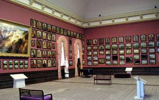 interior view of a gallery in Smithsonian American Art Museum
