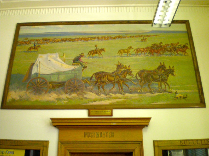 Texas Post Office Murals Sid Richardson Museum Fort Worth, Texas