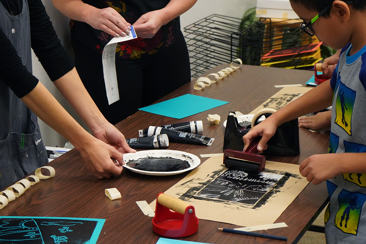 students print making