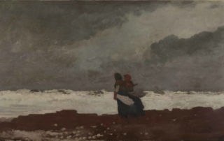 Two Figures by the Sea by Winslow Homer