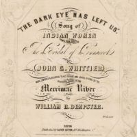 Sheet Music Cover for The Dark Eye Has Left Us