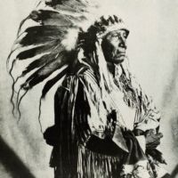 photographic portrait of American Indian man Siyaka