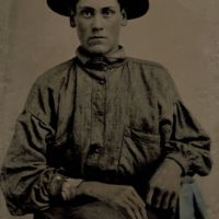 Tintype portrait of a young man