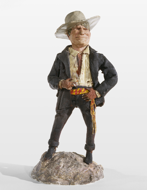 Charles M. Russell, Charlie Himself, ca.1915, Wax, cloth, plaster, metal, string, and paint, Amon Carter Museum of American Art, Fort Worth, Texas, Amon G. Carter Collection, 1961.58