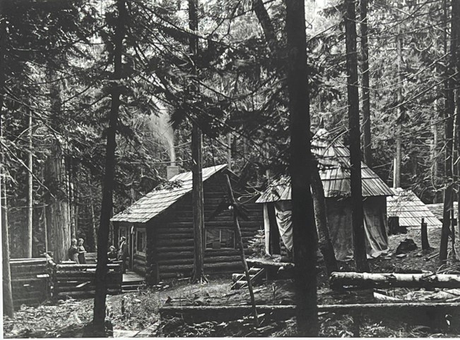  Bull Head Lodge log cabin in the woods