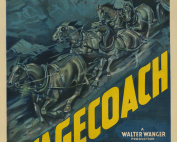Movie Poster, Stagecoach directed by John Ford