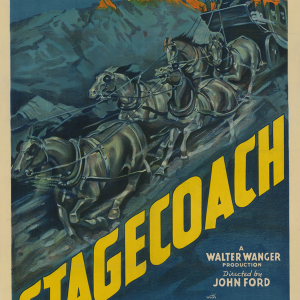 Movie Poster, Stagecoach directed by John Ford