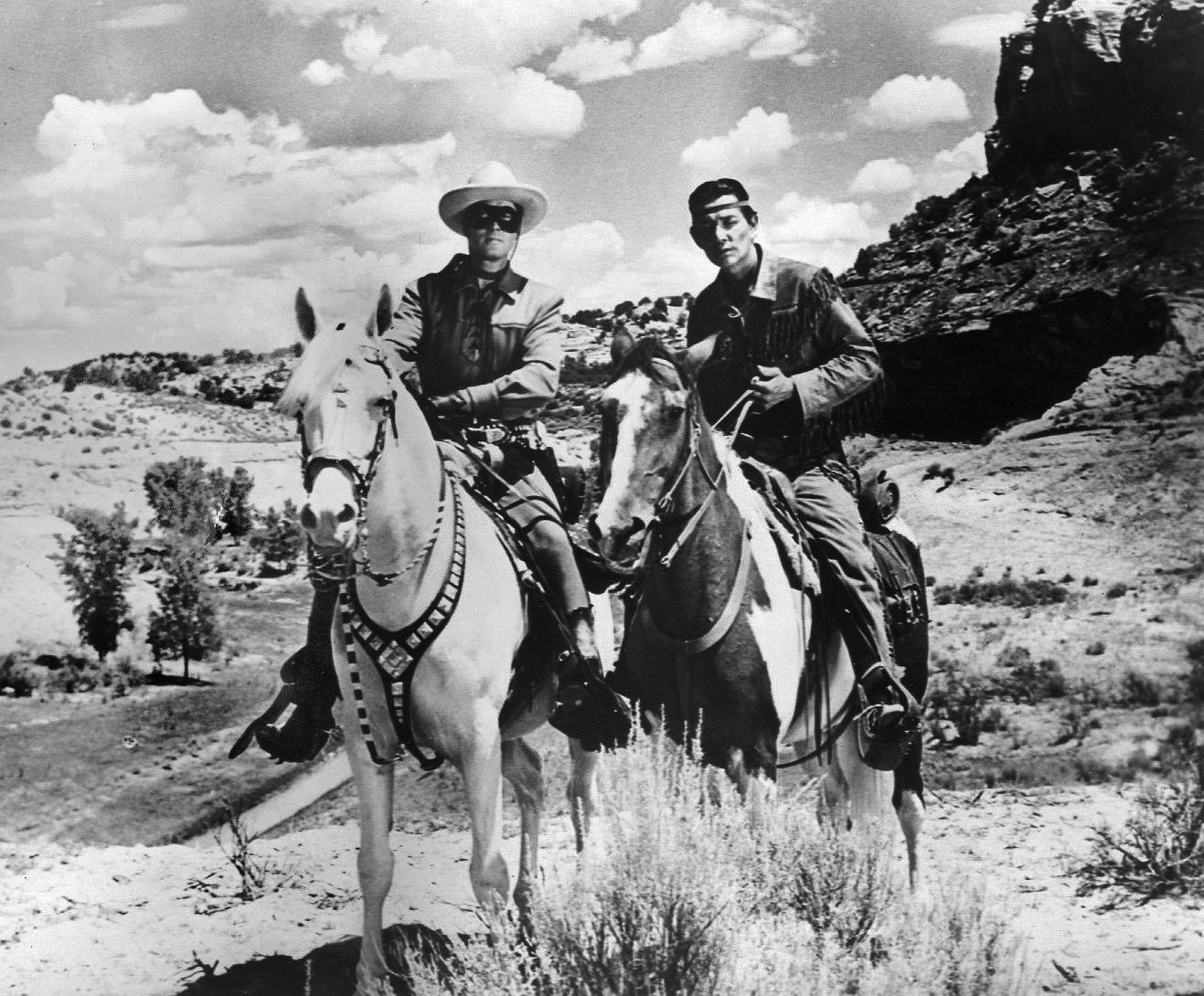 film still from 1956 movie The Lone Ranger