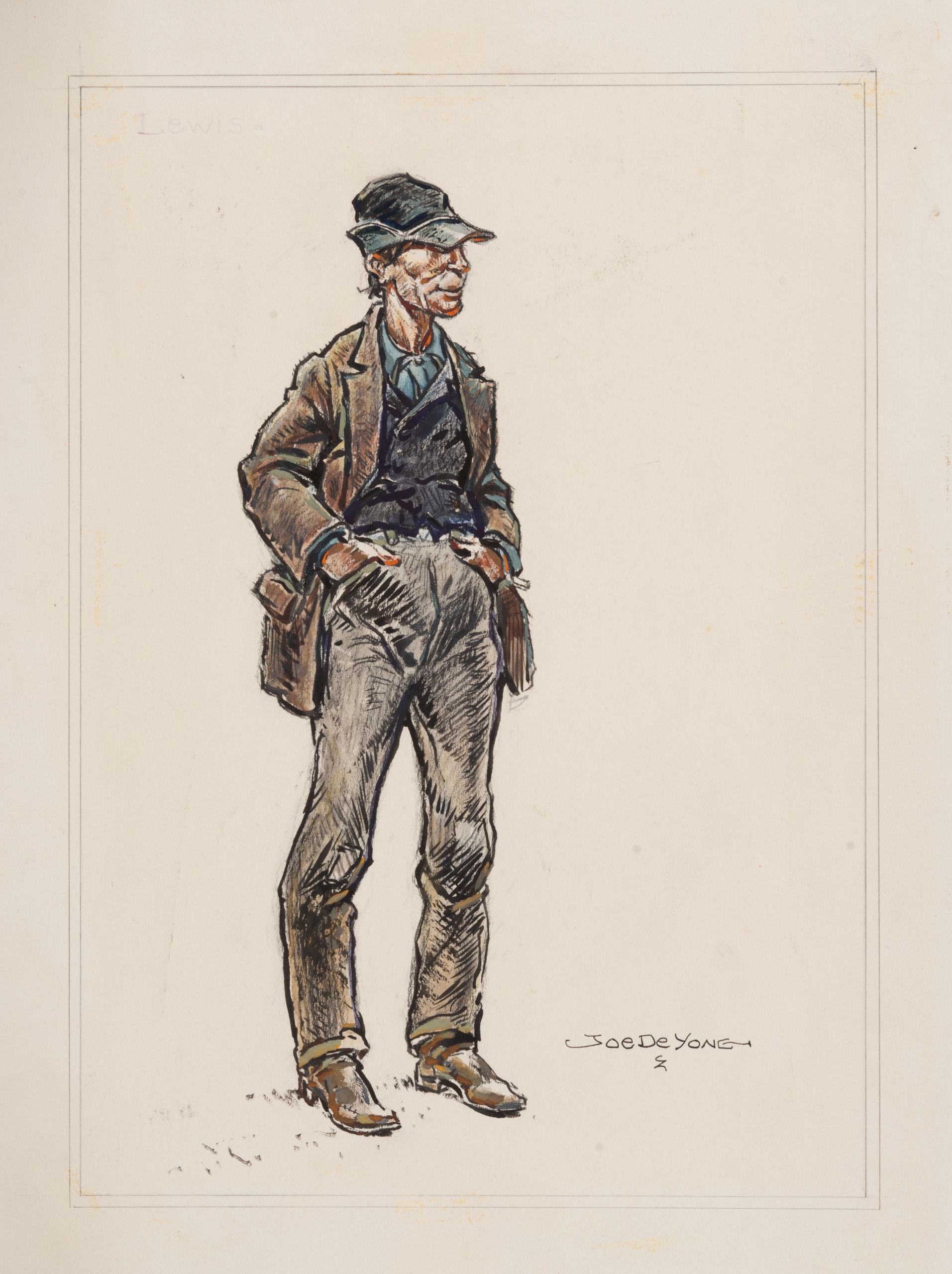 sketch of a man