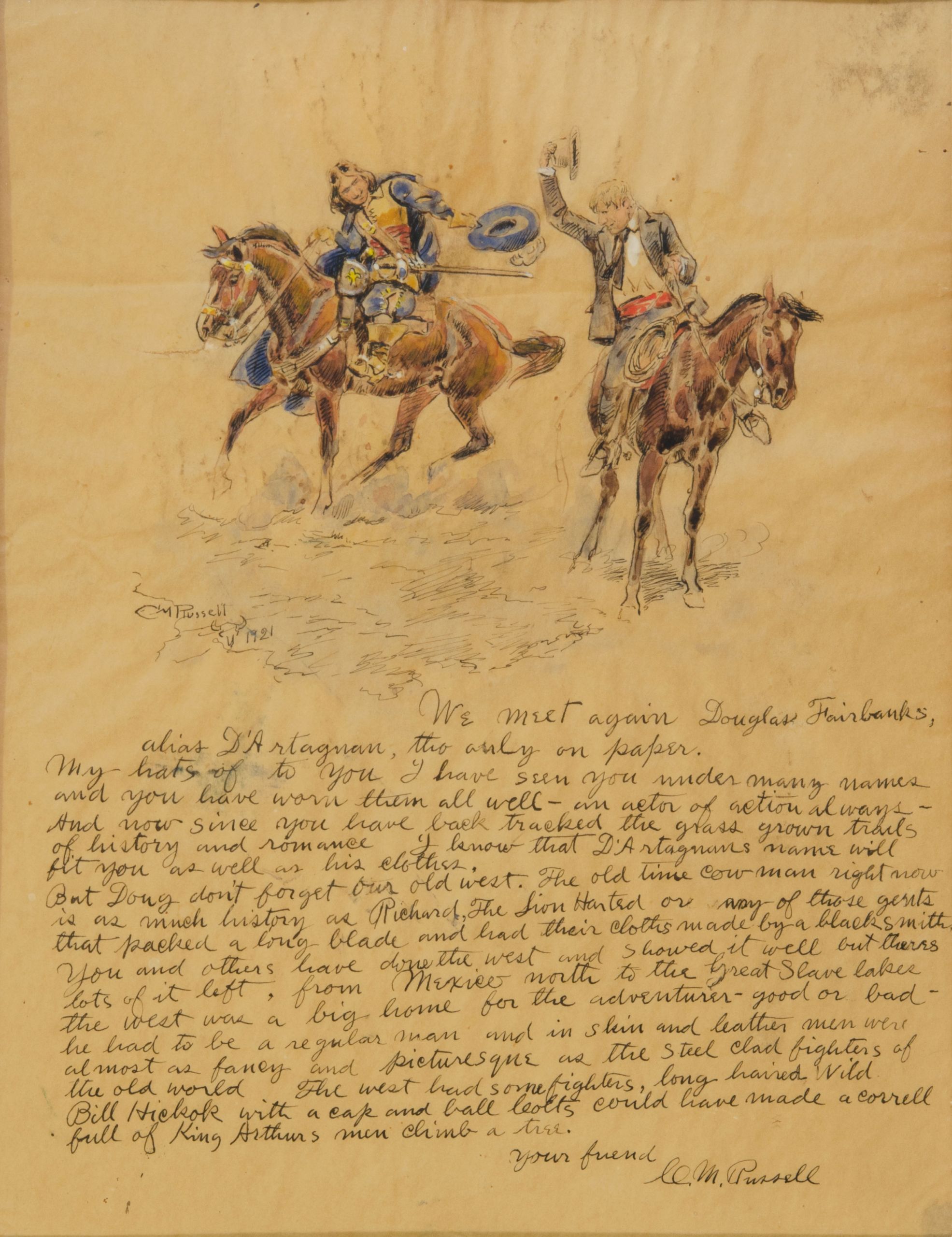 illustrated letter