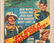 movie poster for 1949 film "She Wore a Yellow Ribbon"